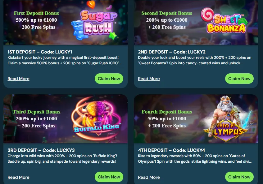 1000spins casino welcome